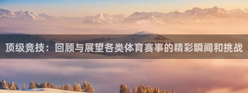 顶级竞技：回顾与展望各类体育赛事的精彩瞬间和挑战